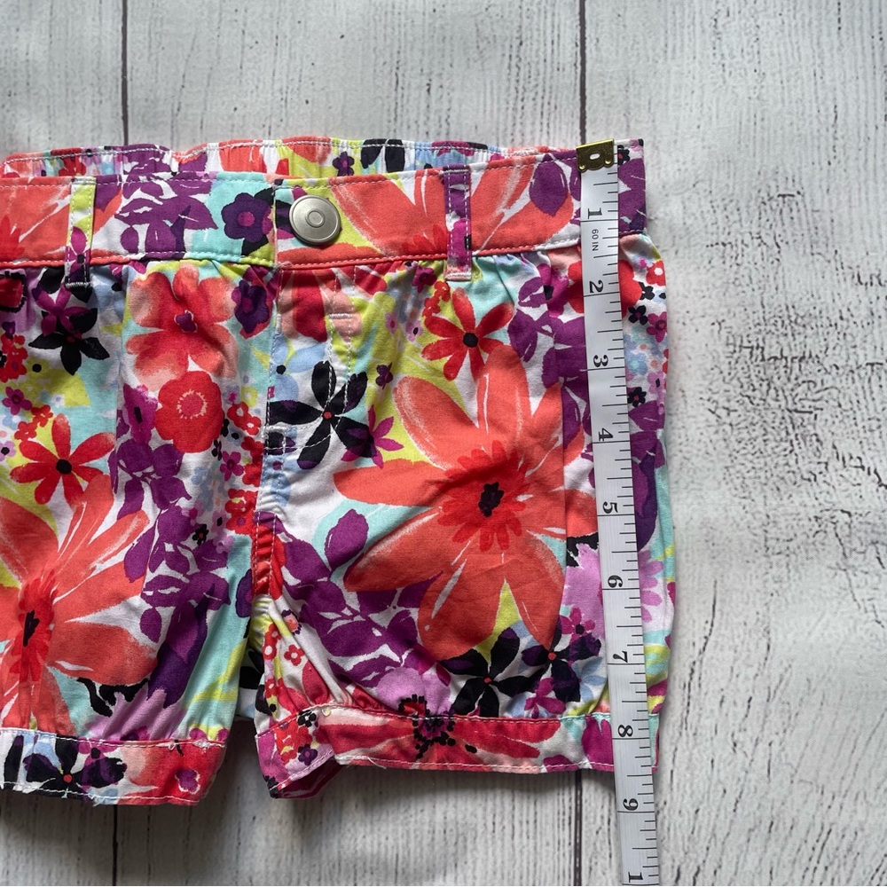 Gymboree Island Girl Floral Bubble Shorts Size 5T - Picture 6 of 7